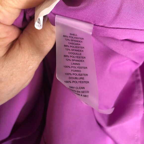 NWT Vince Camuto Halter Ruffle Front Crêpe Sleeveless Sheath Dress - 2 - Picture 13 of 13